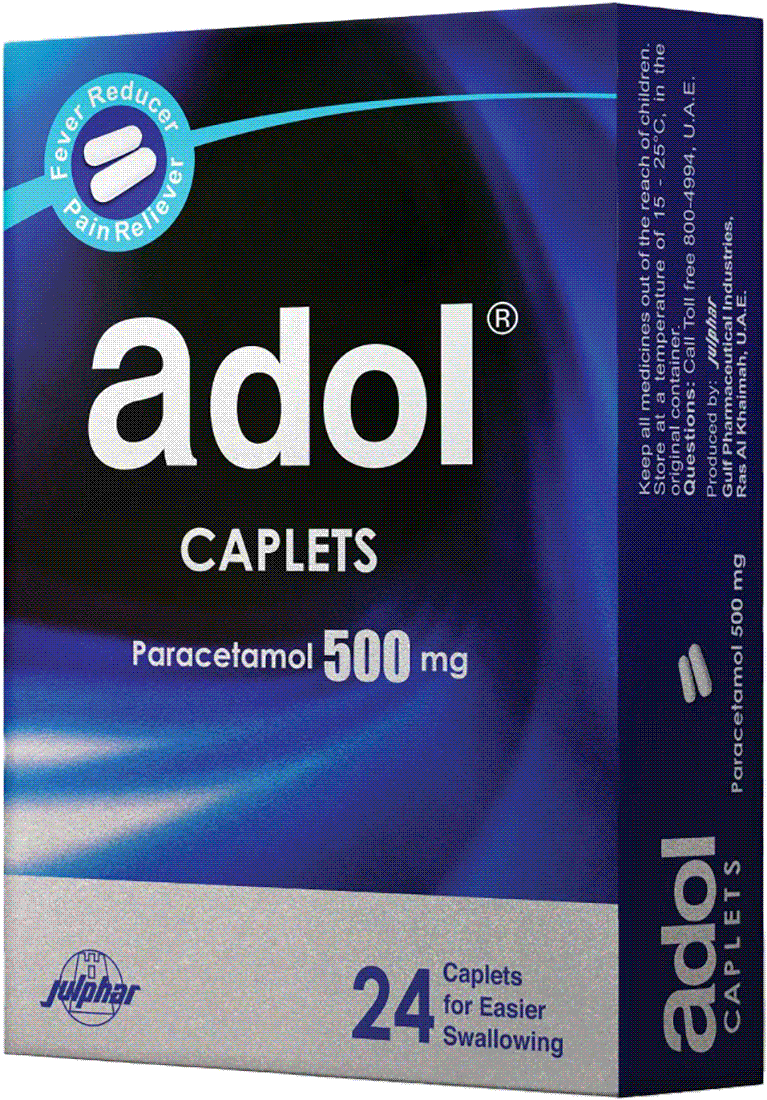 Adol Paracetamol 500mg 48 Caplets