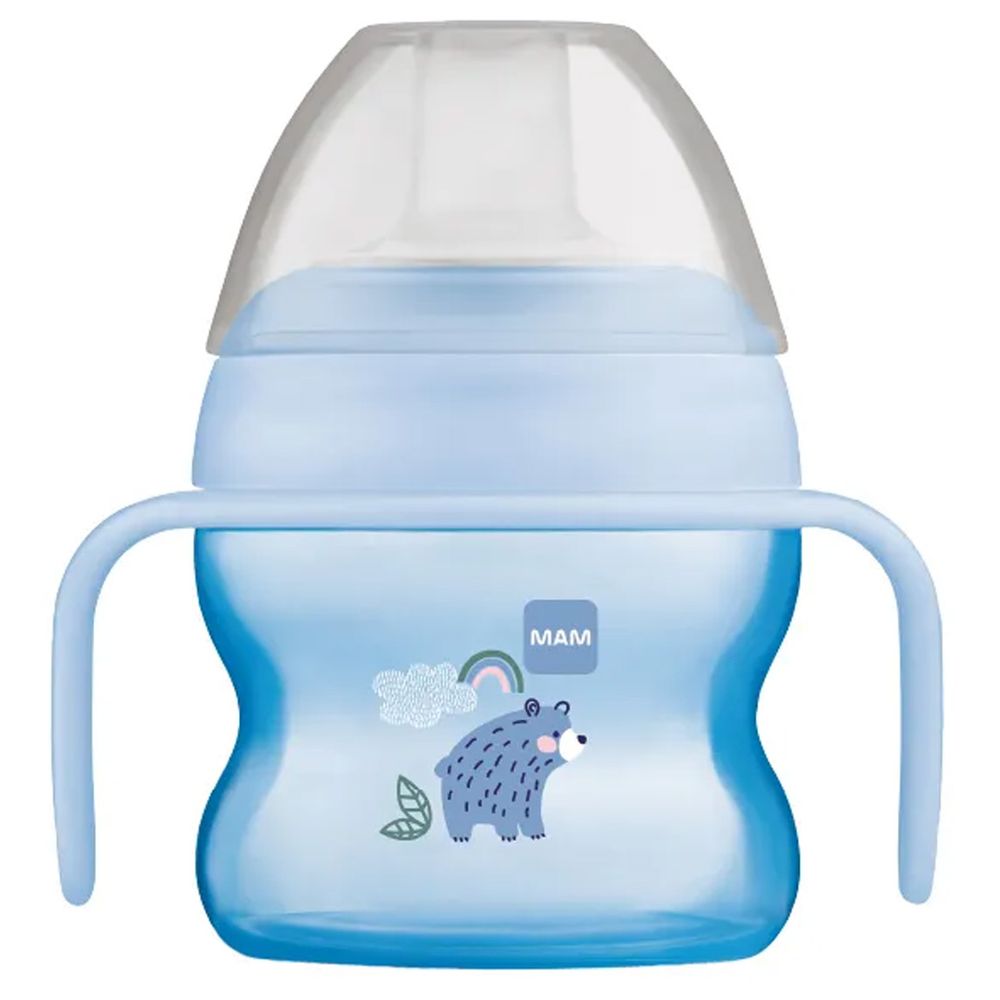 Mam - Baby Starter Silicone Cup - Fores Blue - 150 ml