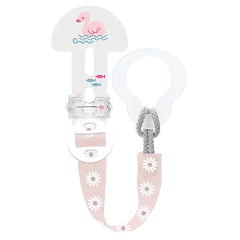 Mam - Baby Pacifier Clip - Sealife Pink