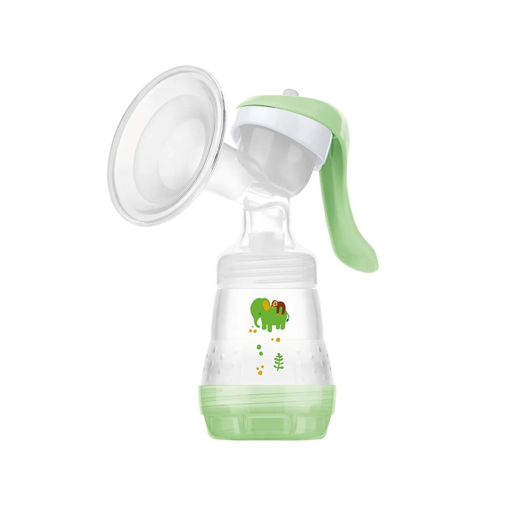 Mam - Manual Silicone Breast Pump - Green