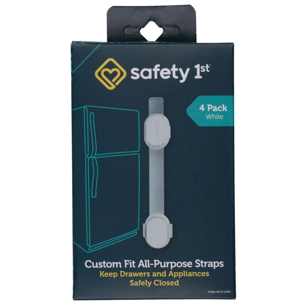 حزام أمان متعدد الأغراض بتصميم مخصص من سيفتي فيرست - عبوة من 4 قطع