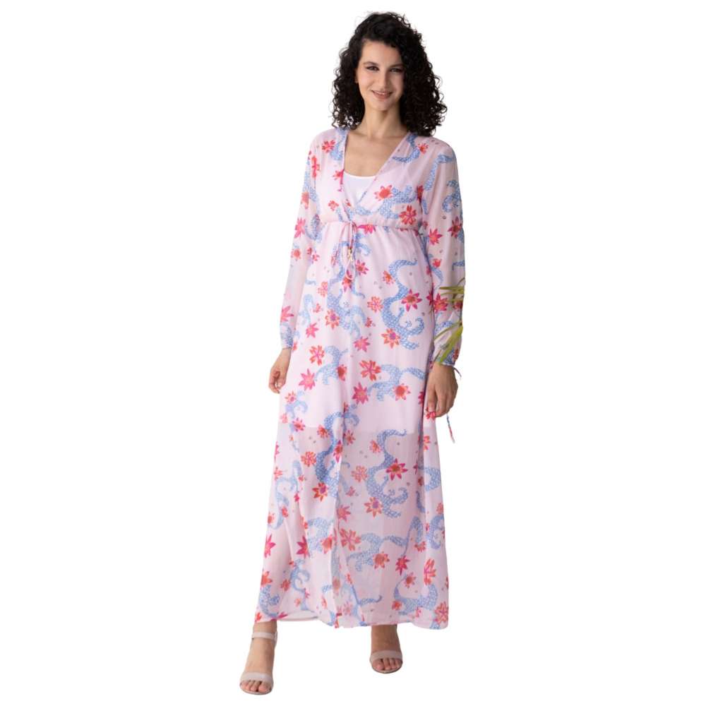 Stylebug - Women's Printed Maxi Dress - Pink