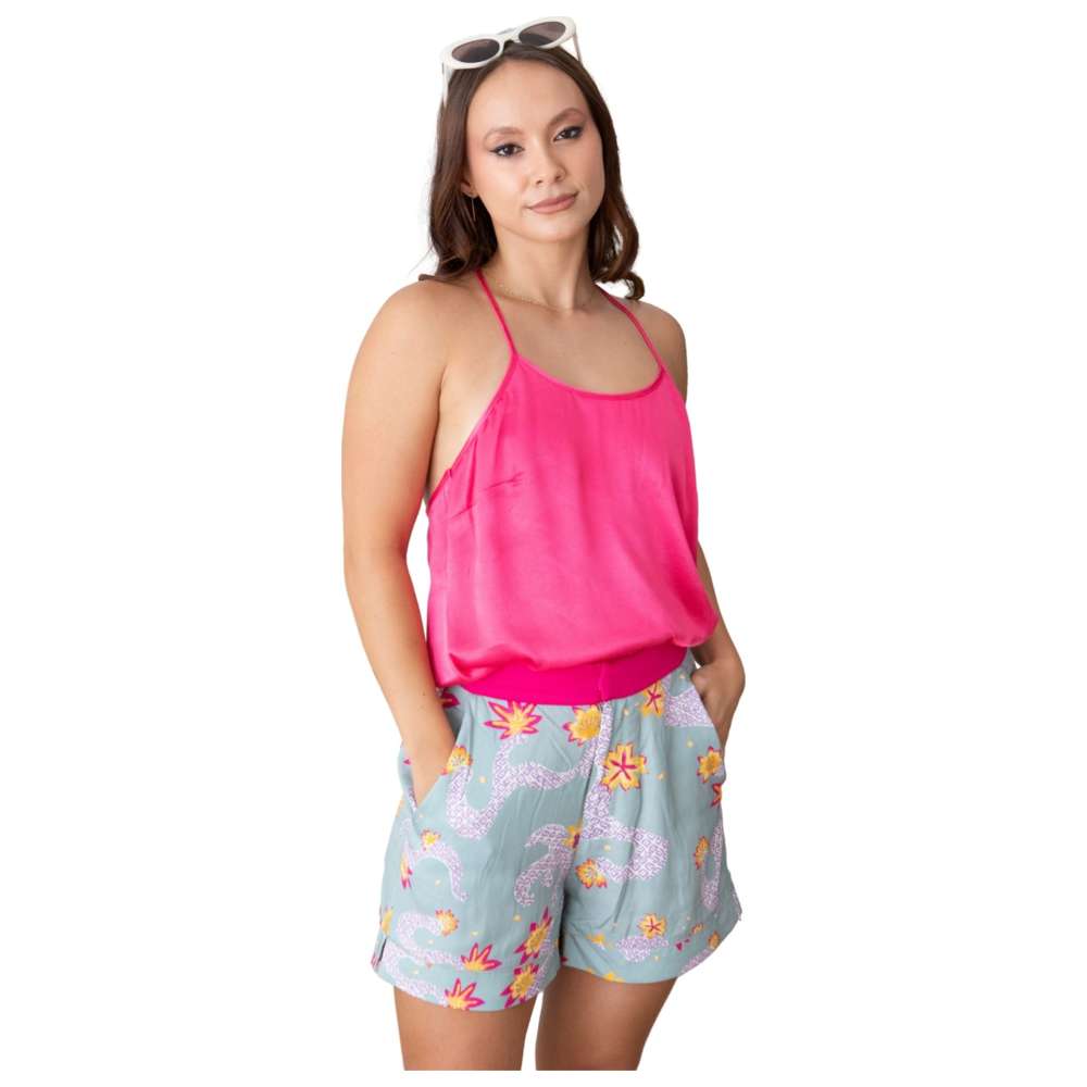 Stylebug - Women's Printed Shorts - Blue