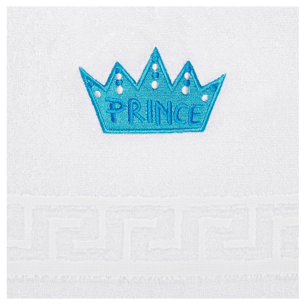 BYFT - Premium Prince Hand Towel - White