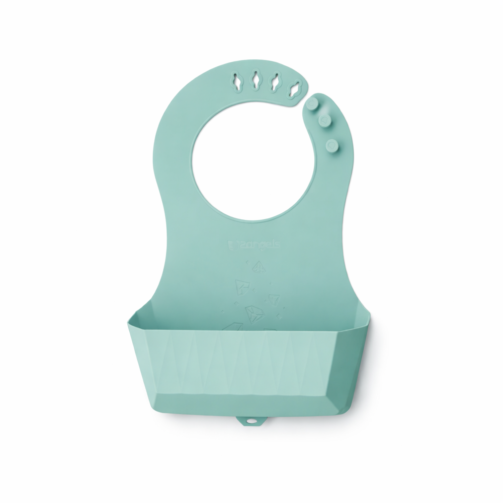 2angels - Diamond Feeding Silicone Bib Foldable w/ Deep Pocket