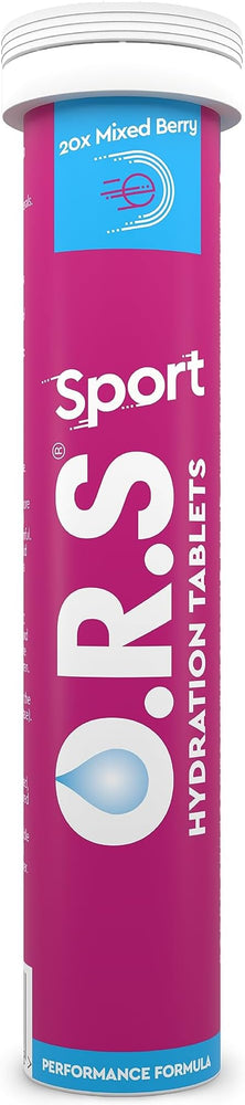 O.R.S - Hydration Tablets - Mixed Berry Flavour - 20 Count