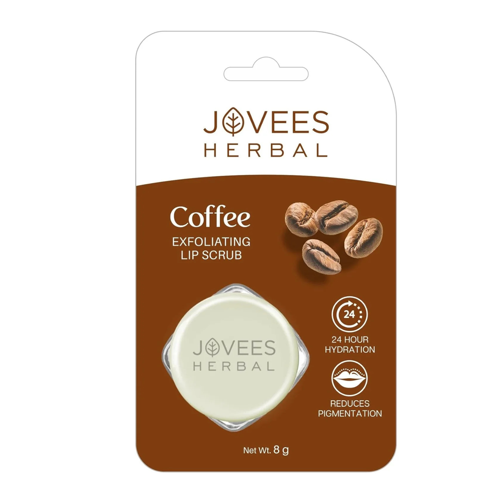 Jovees Herbal - Exfoliating Coffee Lip Scrub - 8 gm