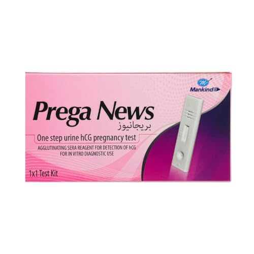 Prega News - One Step Urine HCG Pregnancy Test - Cassette