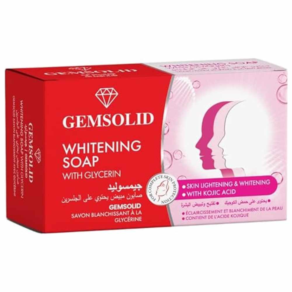 Gemsolid - Whitening Soap With Glycerin - 125 gm