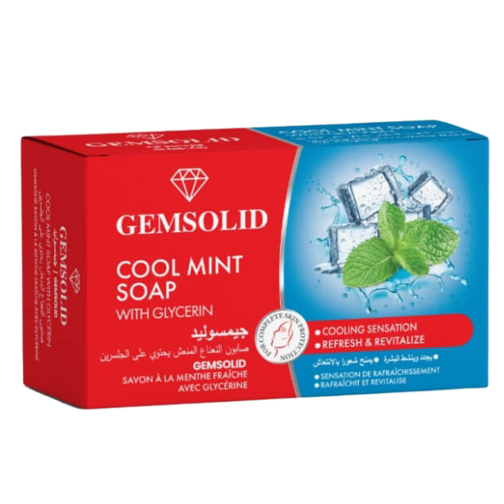 Gemsolid - Cool Mint Soap - 125 gm