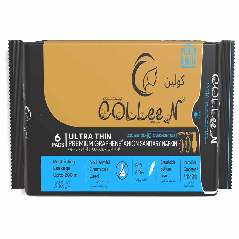 Colleen - Ultra Thin Premium Sanitary Napkin - XL+ - 6 Pcs