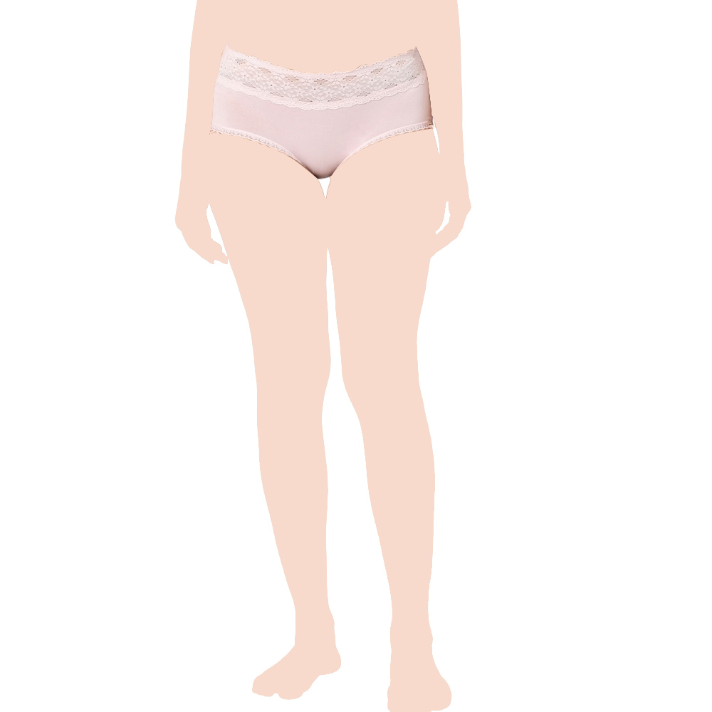 Intimate Queen - Modal Bae Sensitive Skin Luxe Hipsters - Pink