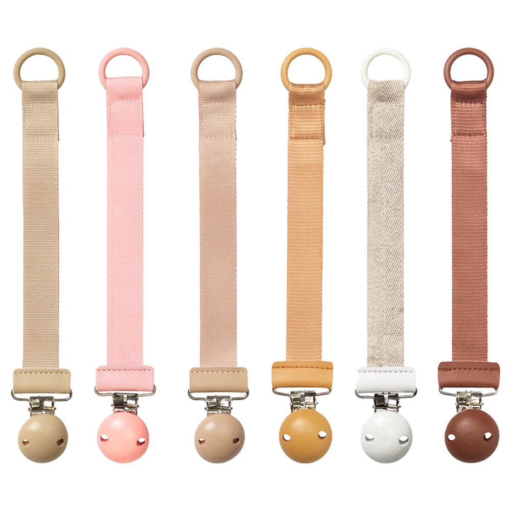 Elodie Details Baby Wooden Pacifier Clip - Bersa