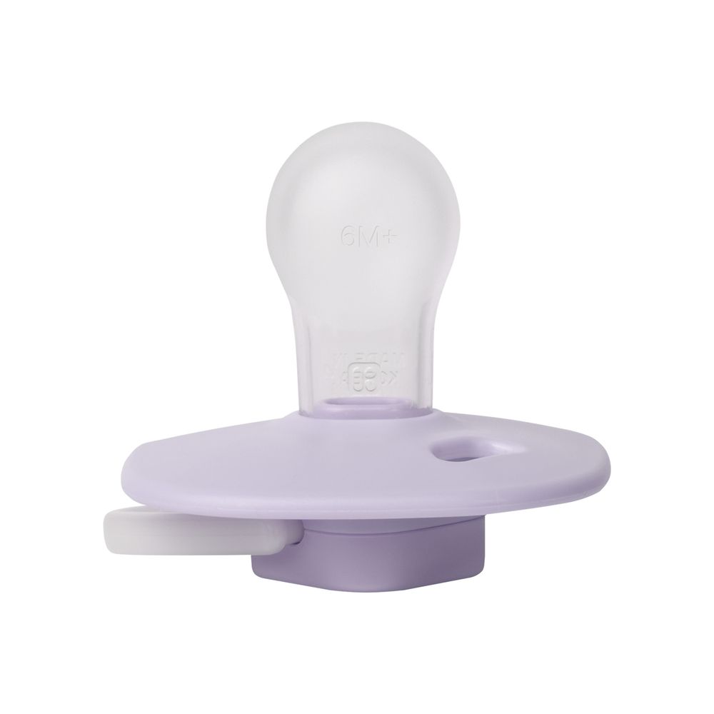 MOTHER K - Step 2 Silicone Glow Pacifier With Case 6M - Blueberry