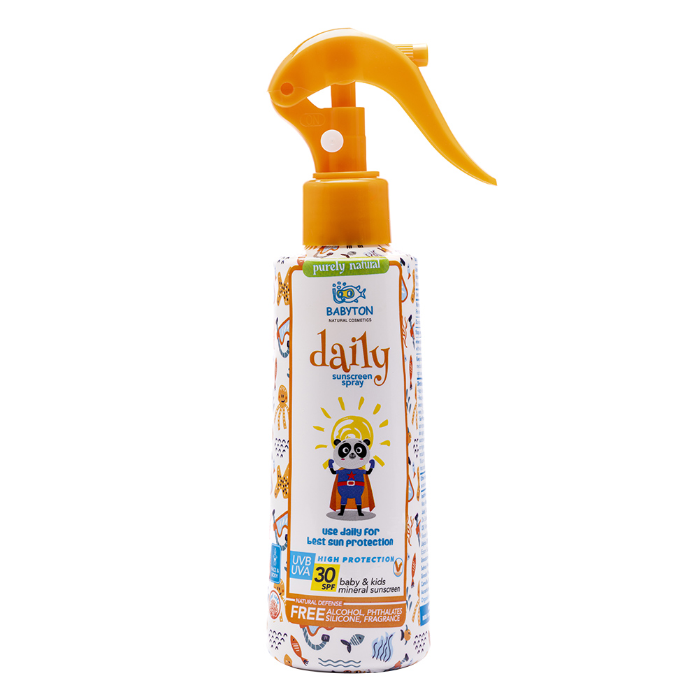 Babyton - Baby & Kids High Protection Daily Sunscreen Spray SPF30 - 200 ml