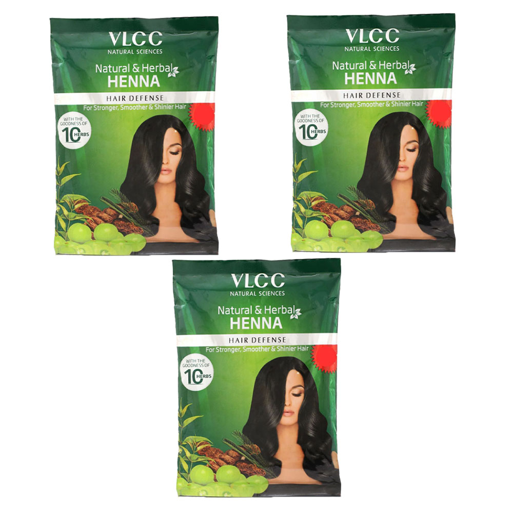 Vlcc - Natural & Herbal Henna - Pack of 3 - 360 gm