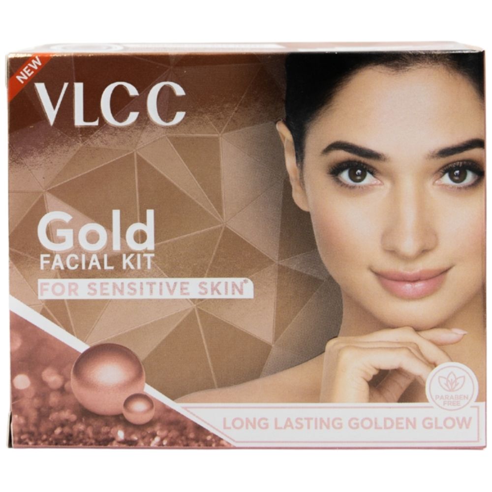 Vlcc - Gold Facial Kit For Sensitive Skin - 60 gm