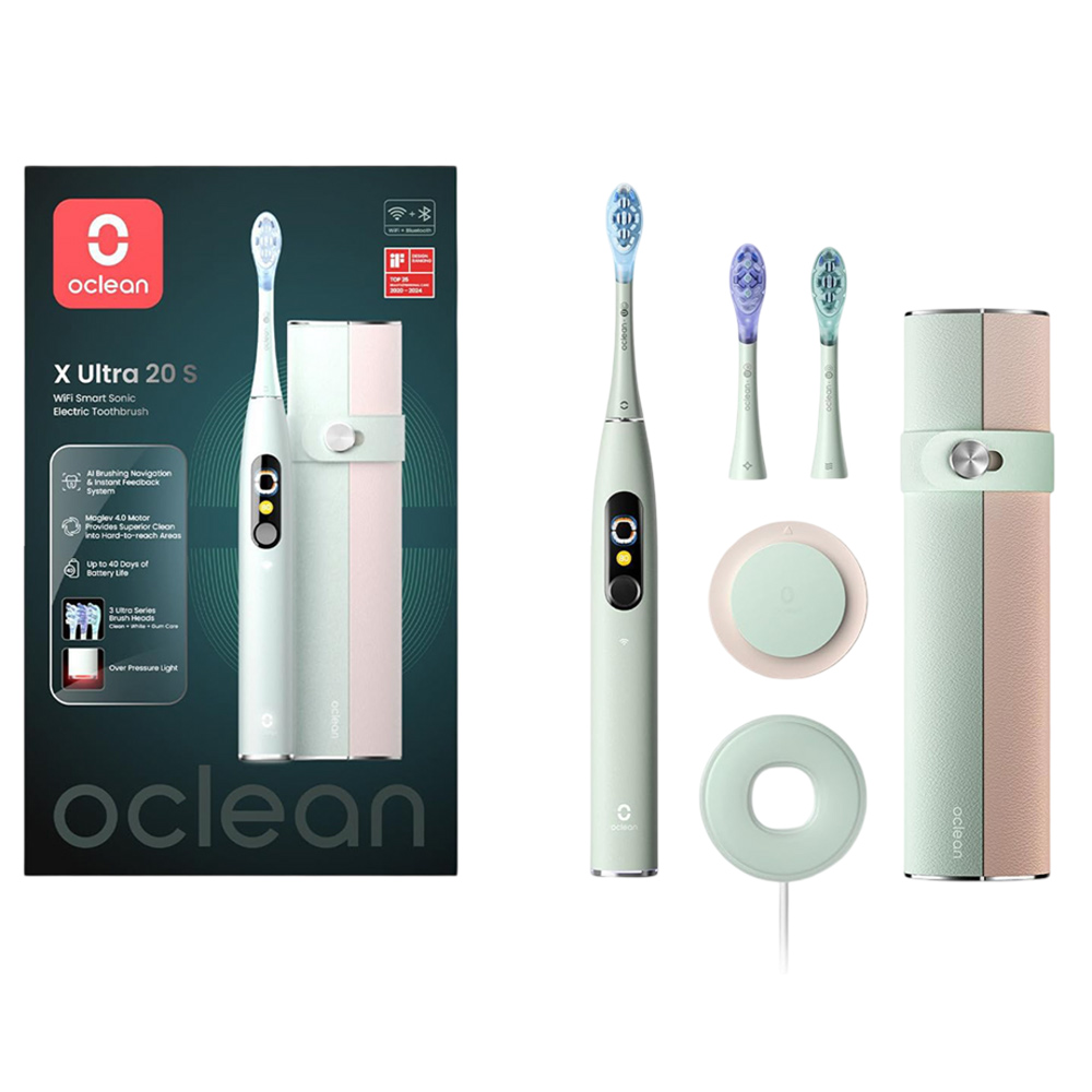 Oclean - X Ultra 20 S Wifi Smart Sonic Electric Toothbrush - Green