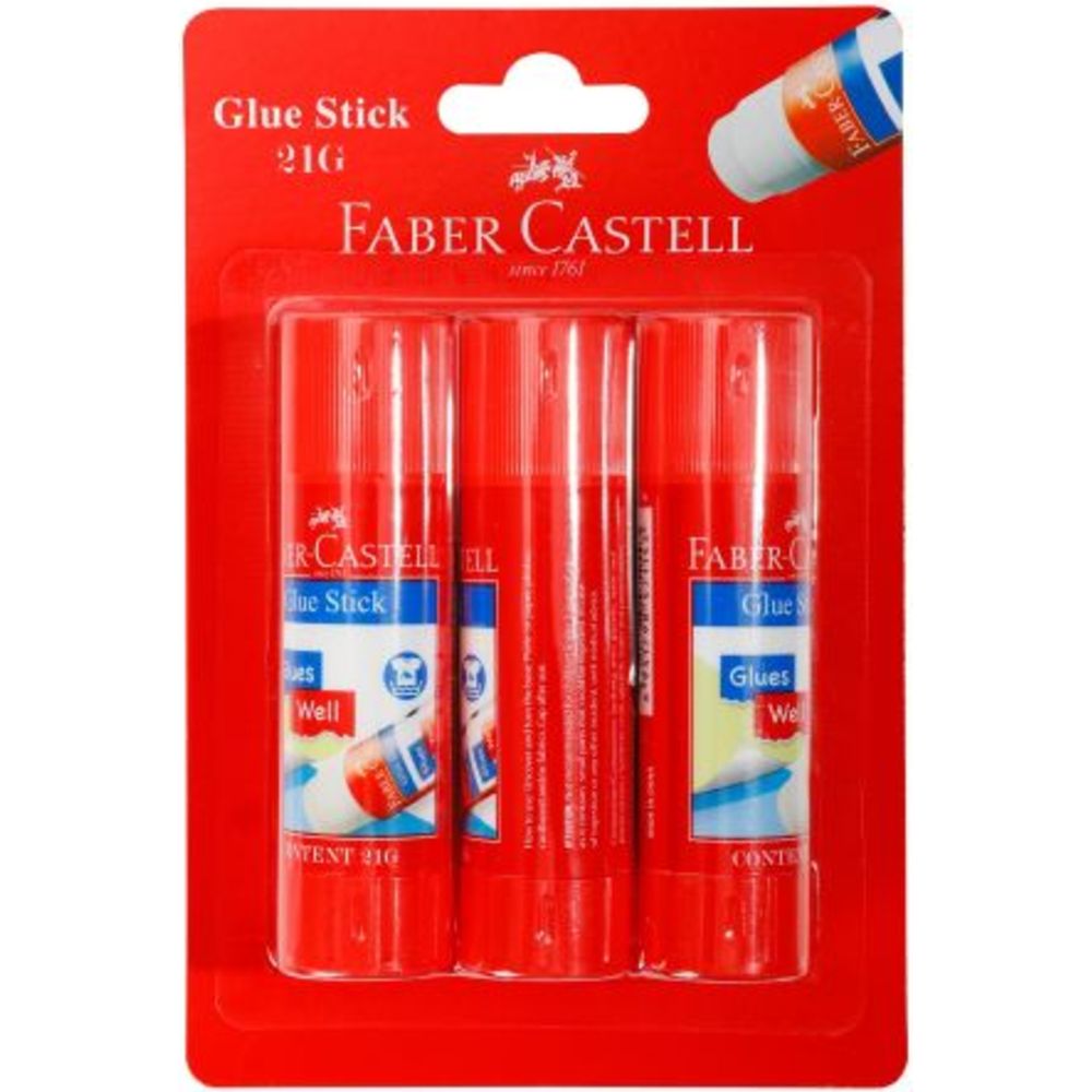 فابر كاستل - غراء - مجموعة من 3 قطع - 21 جم