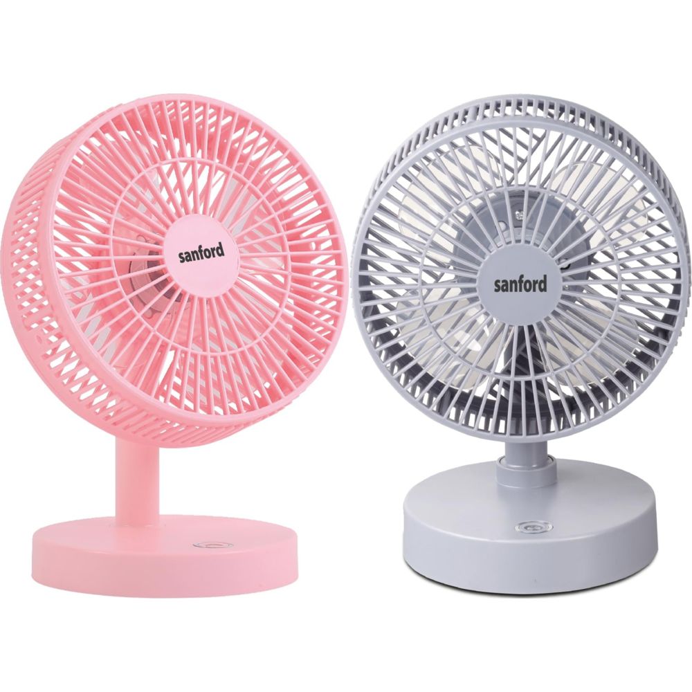Sanford - Rechargeable Multi-Functional Table Fan - 18 cm