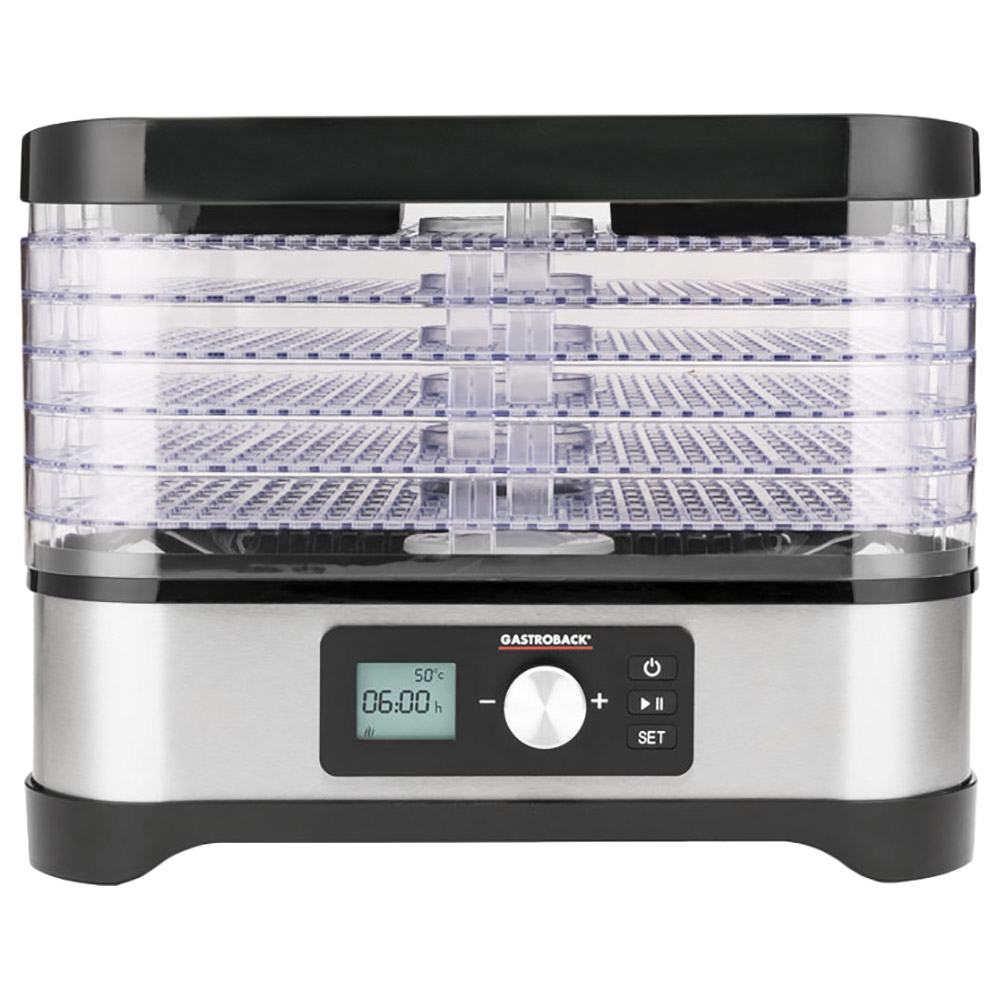 Gastroback Design Dehydrator Natural Plus - Silver/Black