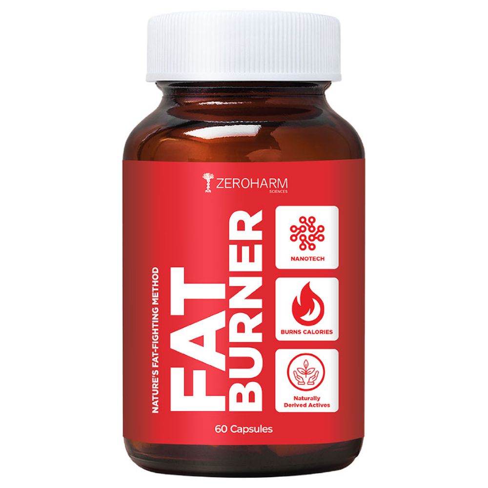 Zeroharm - Fat Burner Supplement Capsules - 60 Pcs