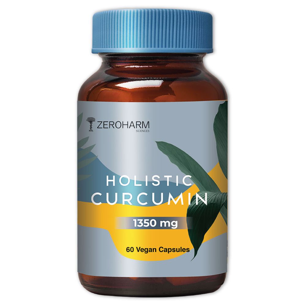 Zeroharm - Holistic Curcumin Supplement Capsules - 60 Pcs