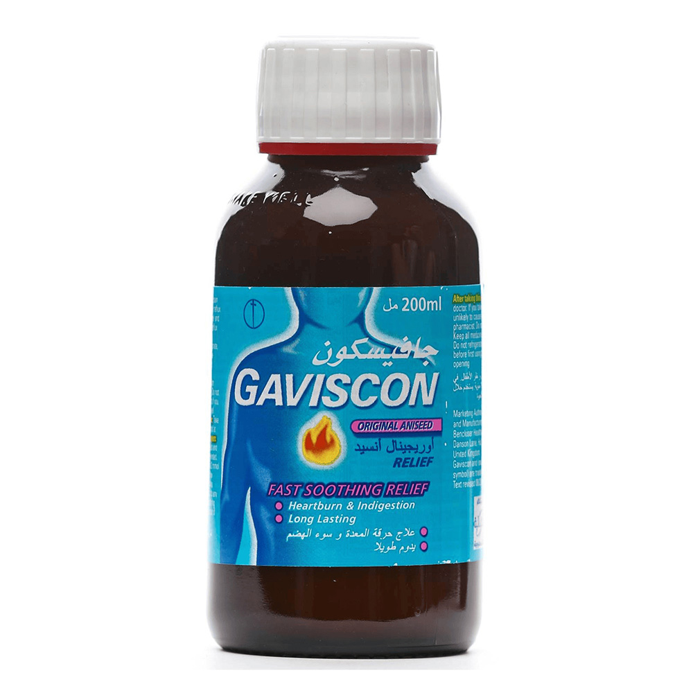 Gaviscon Original Aniseed Suspension - 200 ml