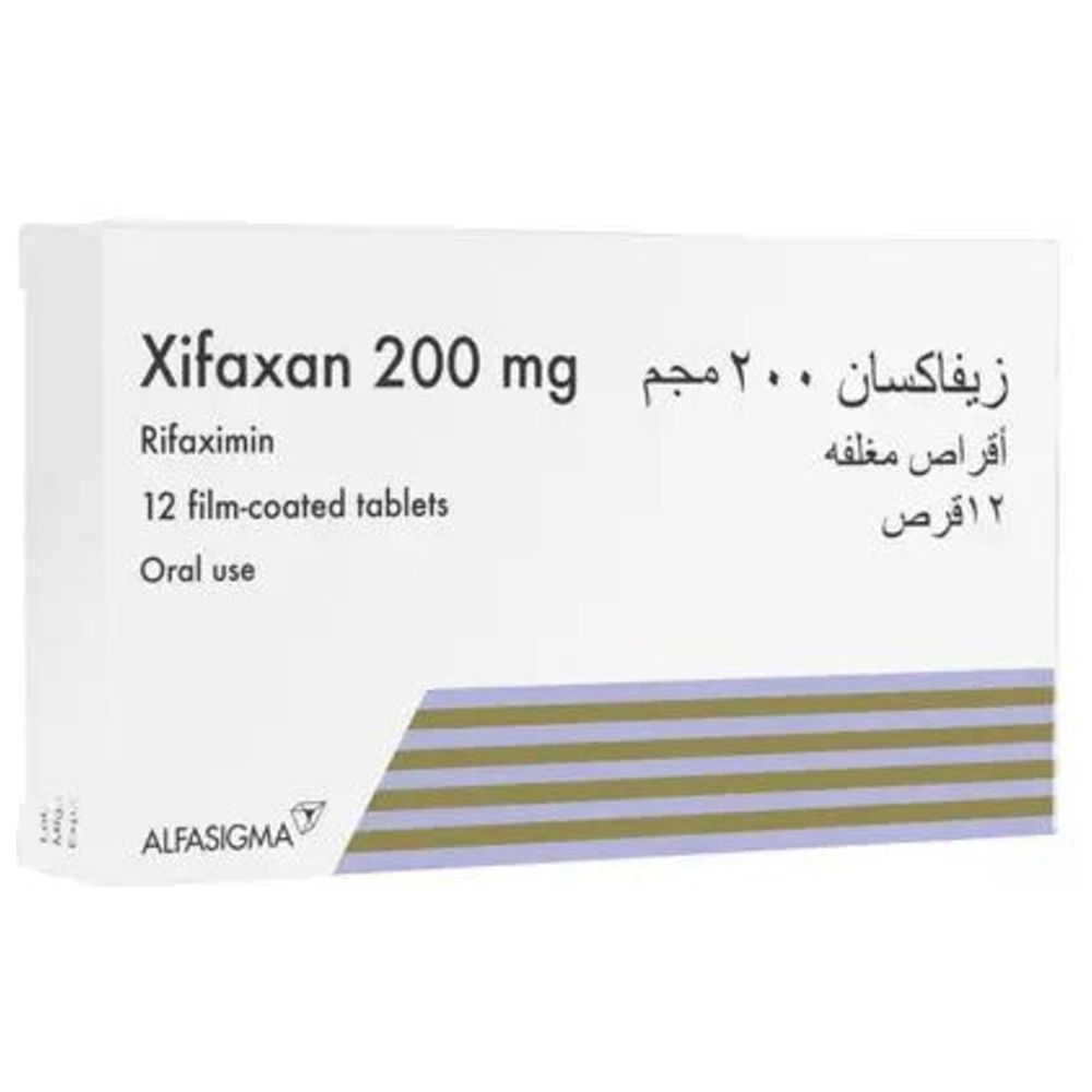 Xifaxan 200 mg Tablets - 12 Pcs
