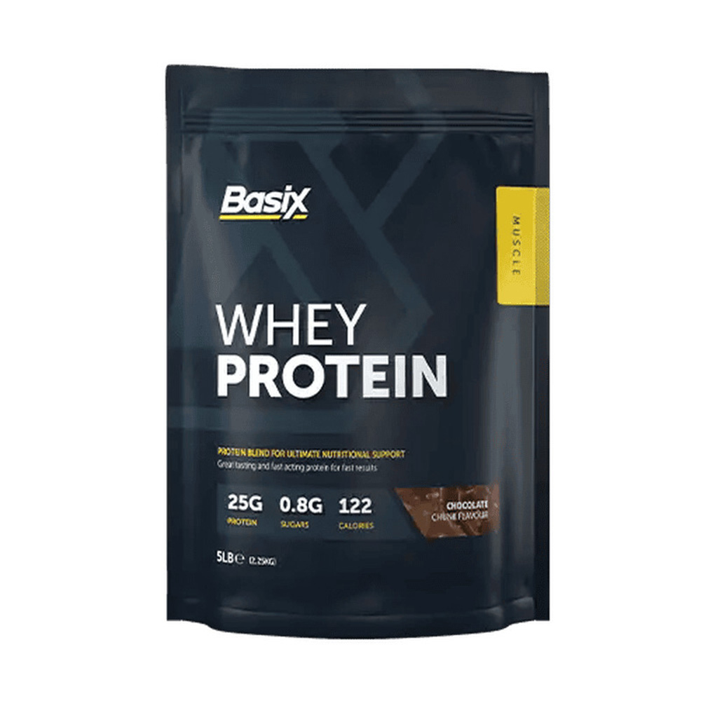 باسيكس - مسحوق بروتين مصل اللبن - شوكولاتة - 454غ