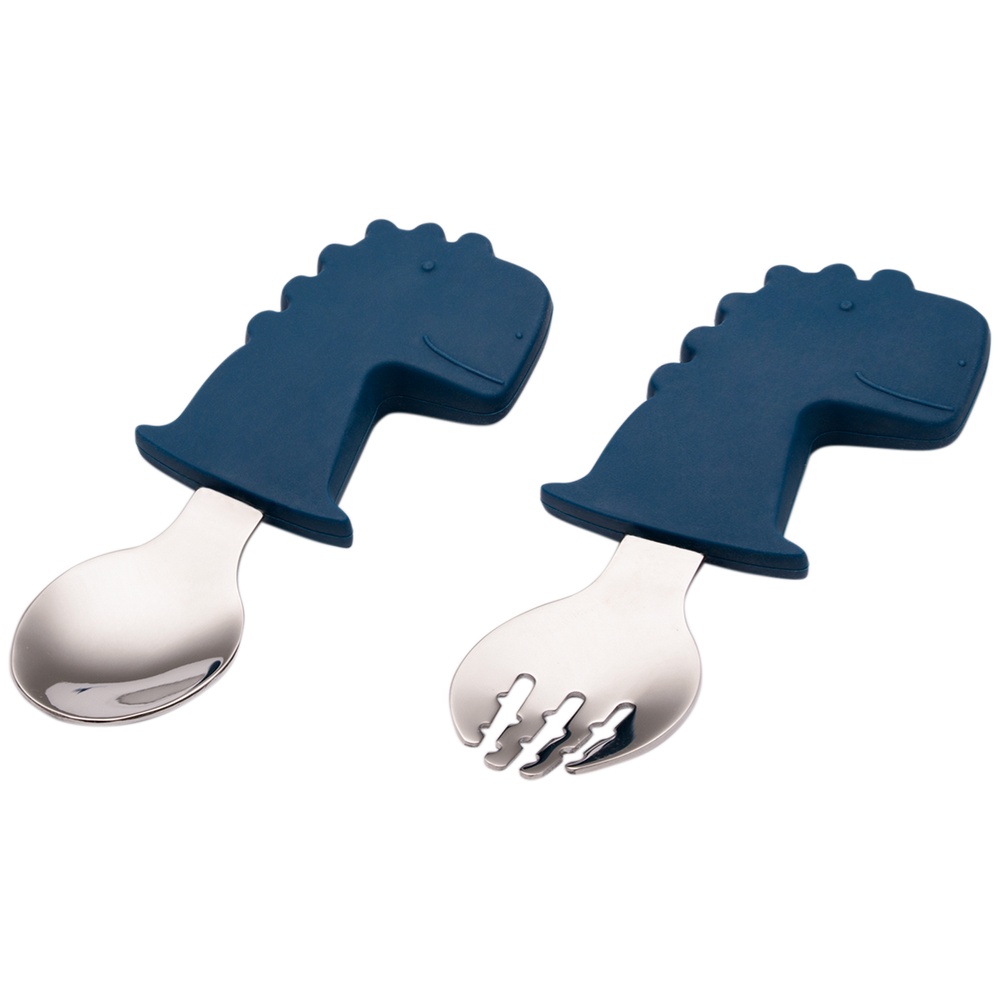 Citron - Training Spoon & Fork Set - Dino - 2 Pcs