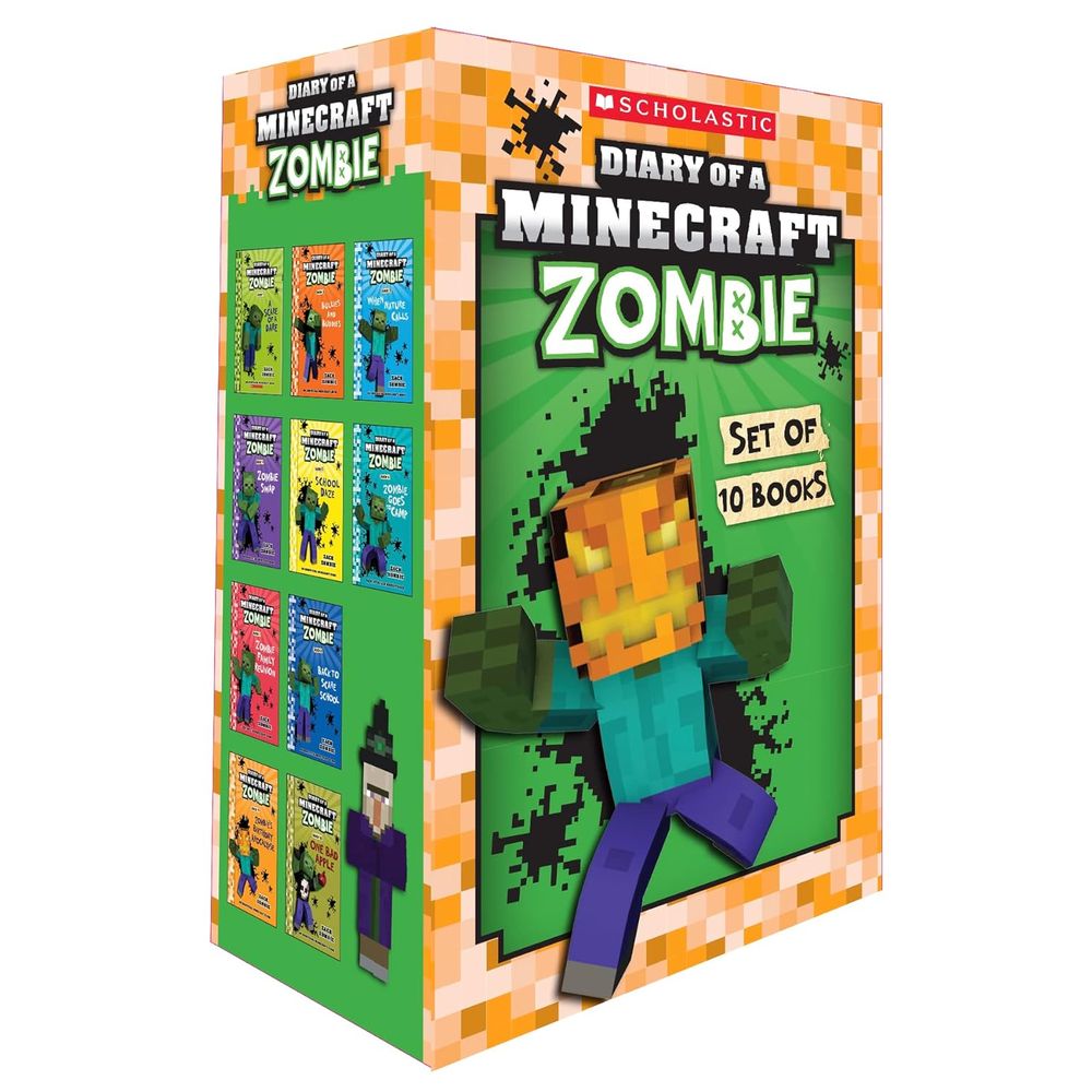 Diary Of A Minecraft Zombie Box Set - 10 Books