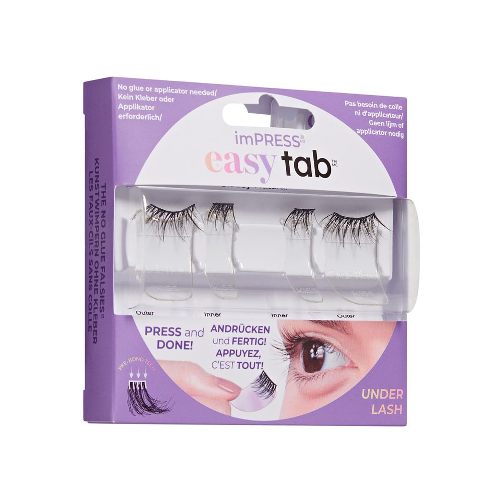 Kiss - Impress Easy Tab No Glue Falsies Eye Lashes - Classy Natural