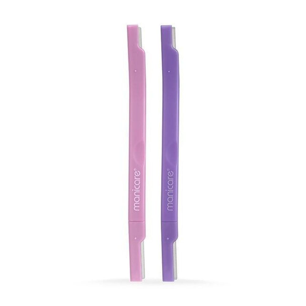 Manicare - Dermasmooth Fuzz Remover - Pink/Purple - 2 Pc Set