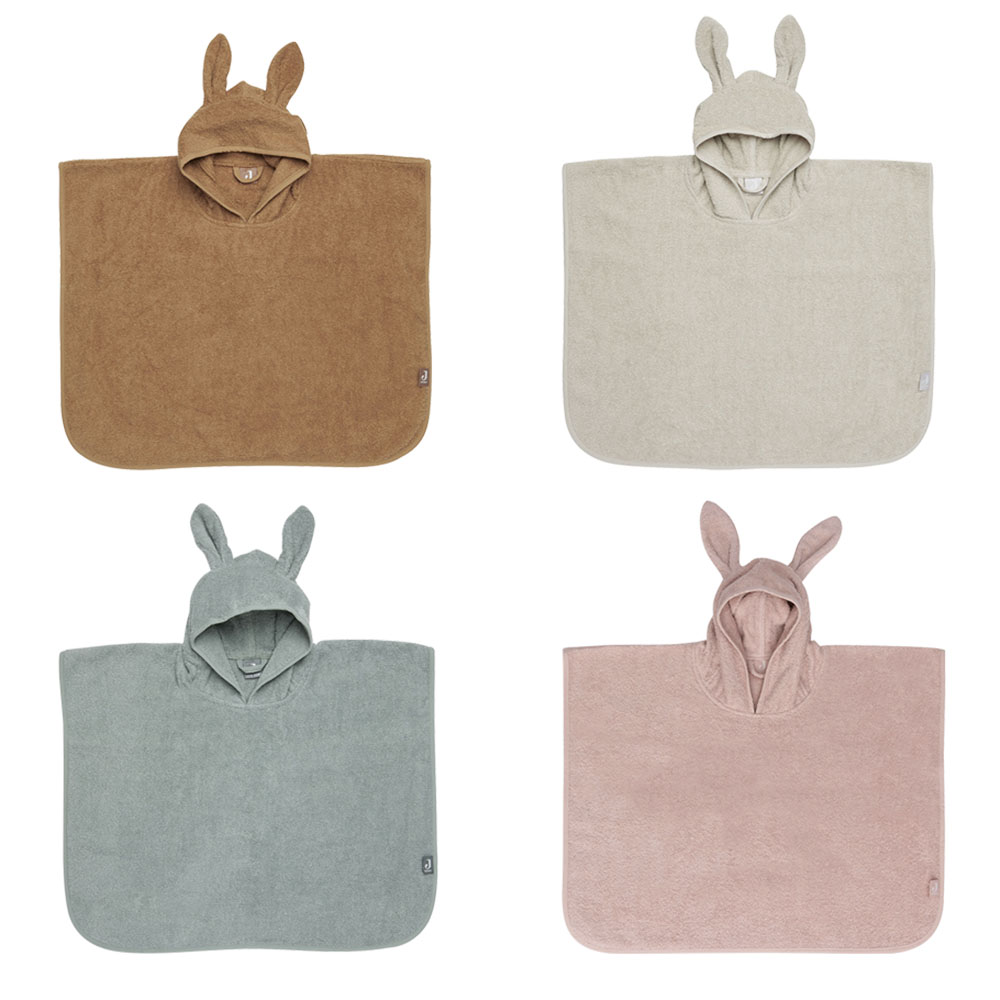 Jollein Bath Poncho Terry Wild Rose