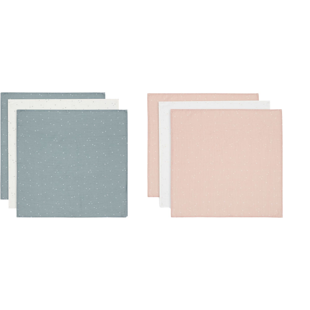 Jollein Muslin Cloth - 3 Pc Set - 70 x 70 cm
