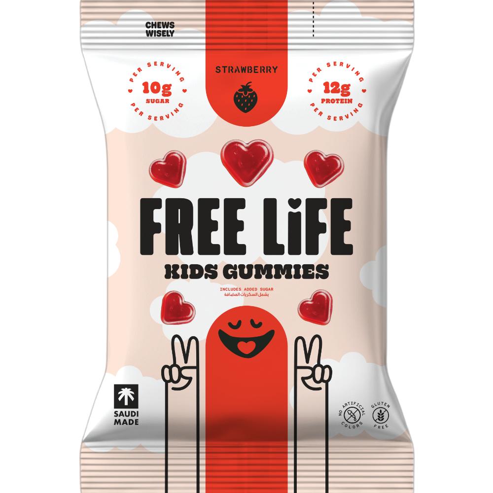 Freelife - Kids Strawberry Gummies - 34g
