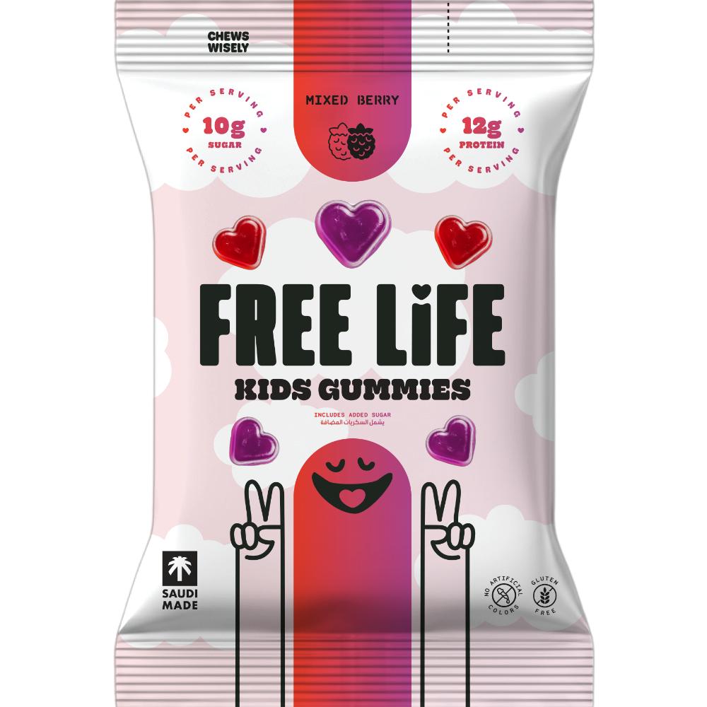 Freelife - Kids Mixed Berries Gummies - 34g