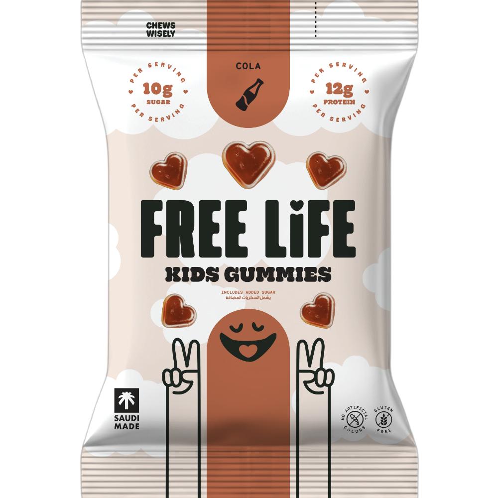 Freelife - Kids Cola Flavoured Gummies - 34g