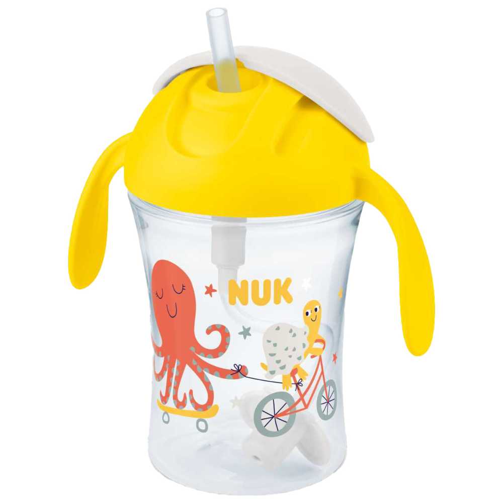 Nuk - Polypropylene Motion Cup Learning Cup - Yellow - 230 ml