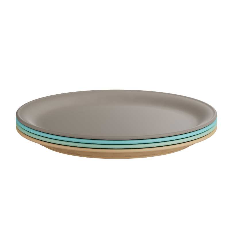 Nip Baby Food Dishes Plates - 4pcs - Pastel