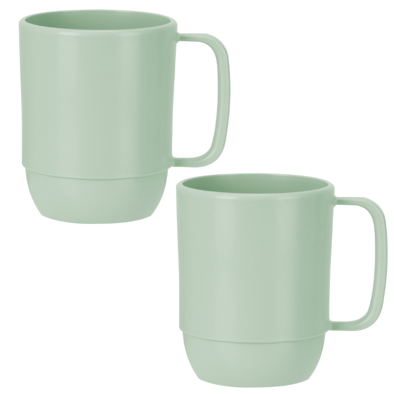 Inochi - Amori Tall Drinking Cup - Tea Green Matcha - Pack of 2 - 350ml
