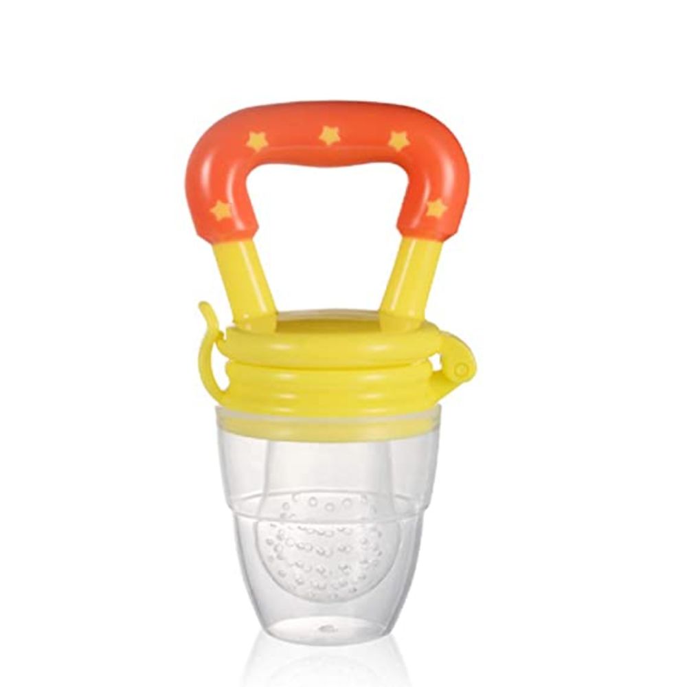 Little Angel Baby Fruit Feeder Silicone Pacifier 3M - Yellow