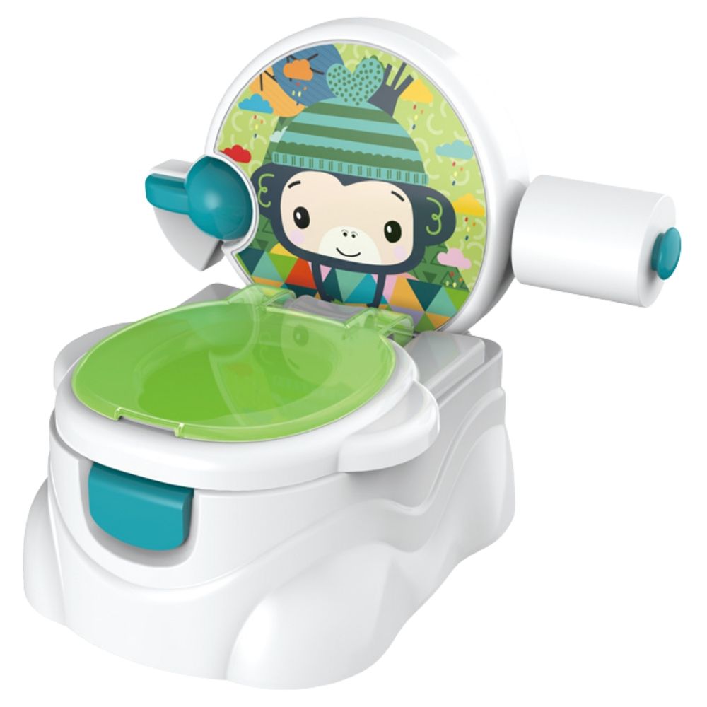 Little Angel - Baby Potty Training Seat With Lid - Green