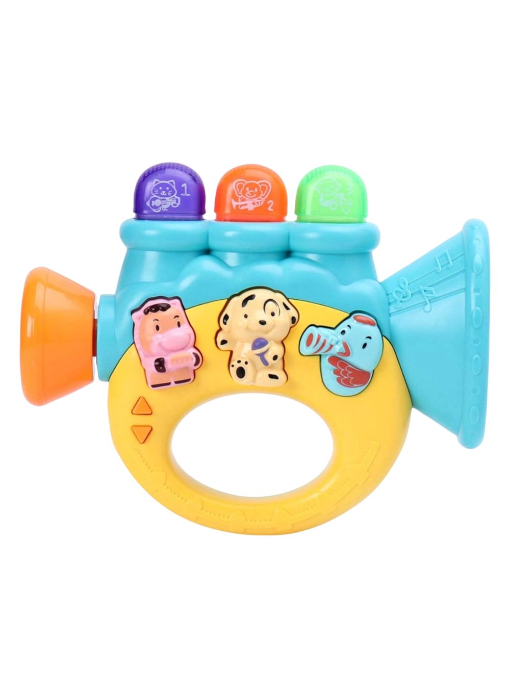 Little Angel Baby Trumpet Interactive Musical Toy - Multicolor