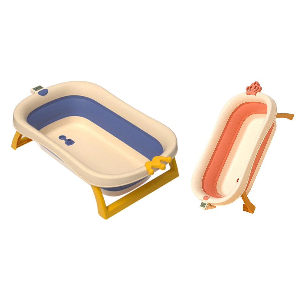 Little Angel Foldable Baby Bath Tub With Temperature Sensor