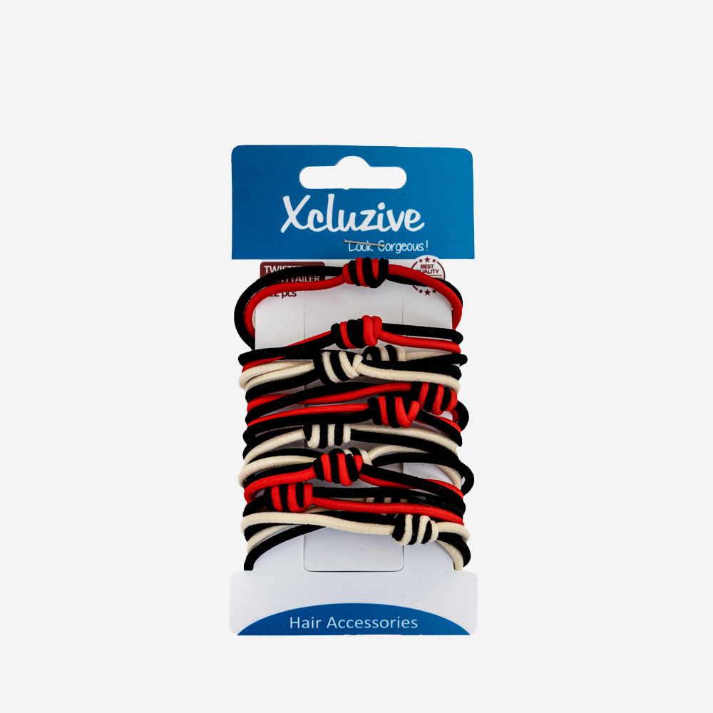 Xcluzive - Twisted Pony Tailers - 12pcs