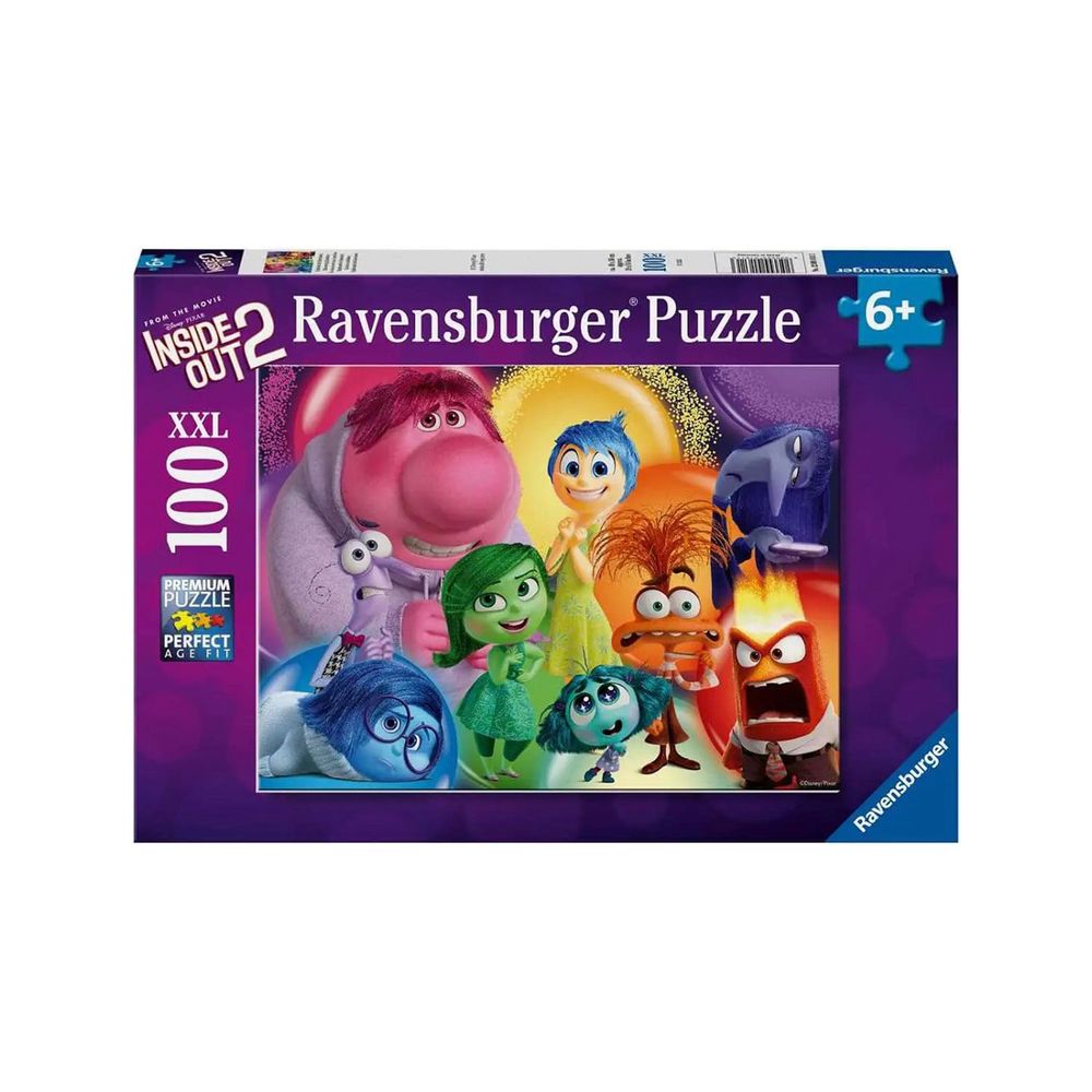 Ravensburger XXL Jigsaw Puzzle - Disney Pixar Inside Out 2 - 100 Pcs