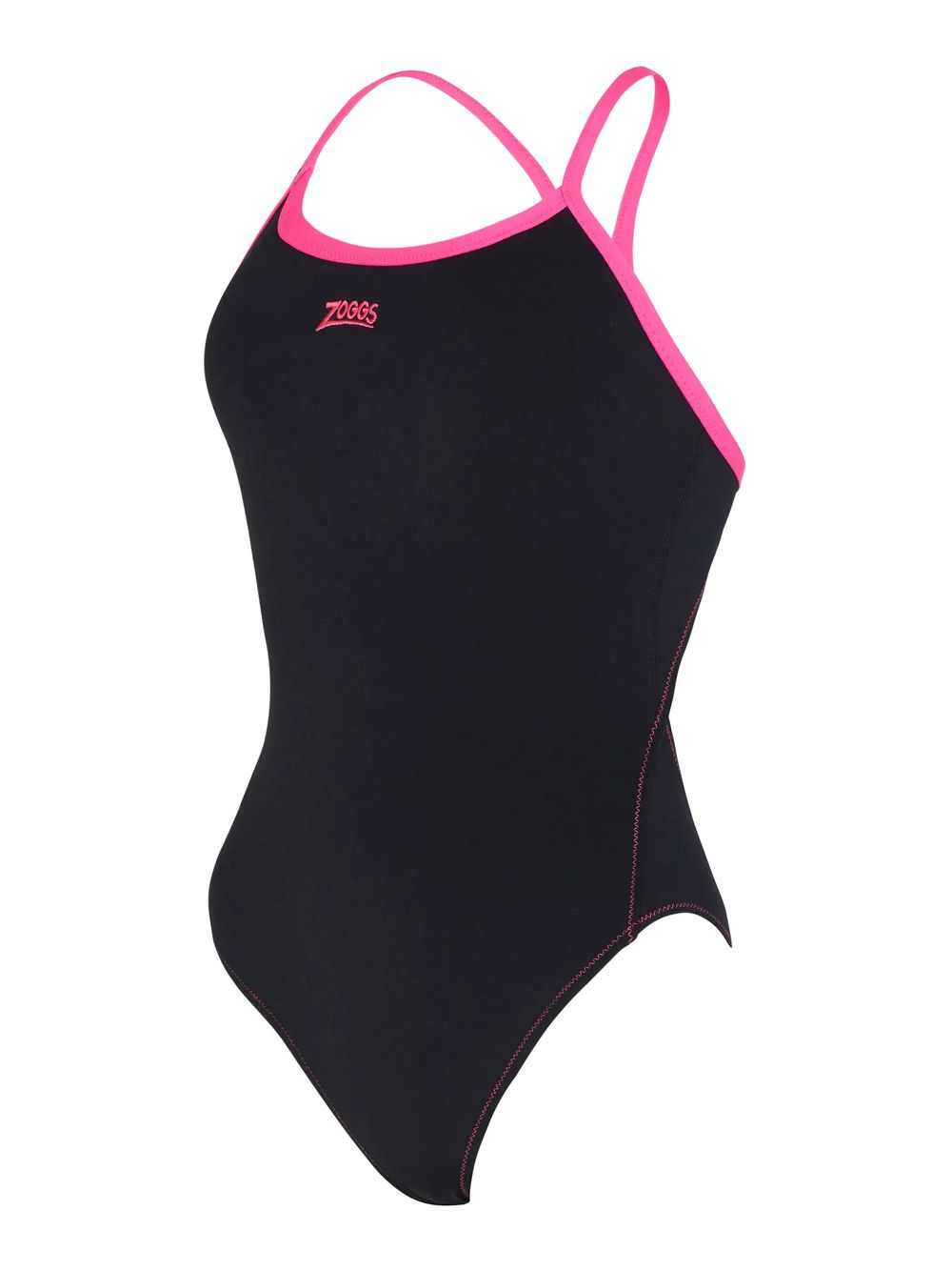 Zoggs Women's Blaze Skyback One Piece Swimsuit - Black/Magenta