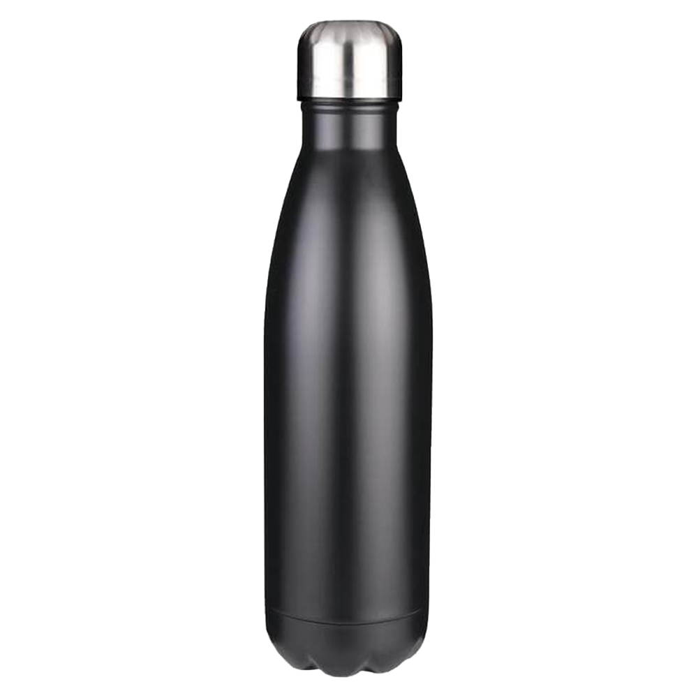 Hans Larsen - Kalo Stainless Steel Water Bottle - Black - 500ml